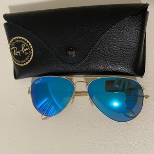 Rayban Aviator Blue Sunglasses